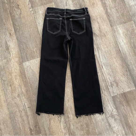 Sanctuary Denim Non- Conformist Wide Leg Crop Standard Rise Pants Frayed Hem 29 - Picture 2 of 7